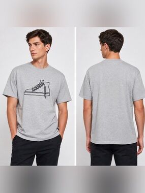 French Connection short sleeve men Gray T-Shirt/size M